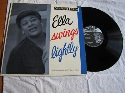 M-/M- Ella Fitzgerald Swings Lightly Verve VS-6019 orig DG press stereo 1960 - Image 1 of 4