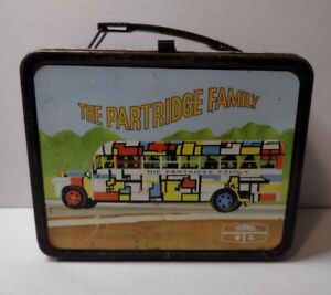 Vintage 1971 Partridge Family Metal Lunch Box W/ Thermos