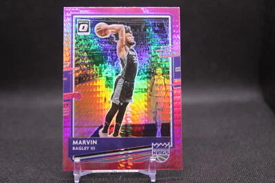 Marvin Bagley III #47 2020 Donruss Optic Hyper Pink Sacramento Kings - Image 1 of 2