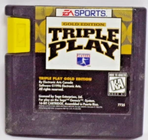Triple Play Gold Edition Baseball (Sega Genesis, 1996) nur EA Sports Cartage - Bild 1 von 11