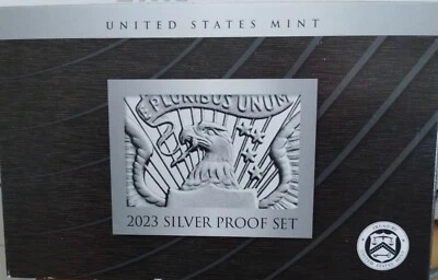 2023 United States Silver Proof Set OGP Box COA 10 Coins w/ Womens Quarters FULL - Image 1 of 4