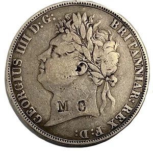 1822 Great Britain Silver 1 Crown - George IV KM# 680.1 - Picture 1 of 6