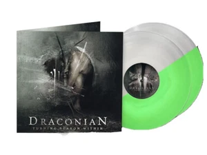 DRACONIAN TURNING SEASON WITHIN LTD 2 VINYL GLOW IN THE DARK GOTHIC DEATH METAL - Picture 1 of 3