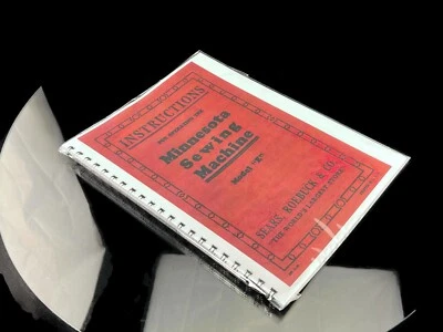 Sears Minnesota Model E Sewing Machine Owners Instruction Vintage Manual - Image 1 of 2