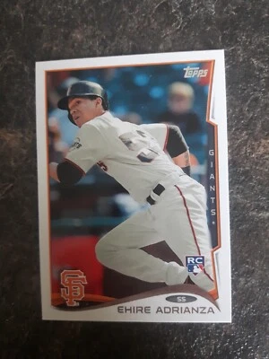 2014 Topps Updated Series Rookie Ehire Adrianza RC Card# US-105 - Image 1 of 2