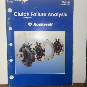 Rockwell transmission Clutch Failure Analysis Manual TP-9494 service shop book - Picture 1 of 2