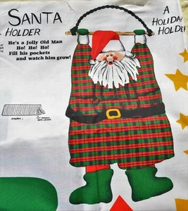 Panel de tela para cortar y coser Spring Industries soporte oscilante para Papá Noel llena sus bolsillos - Imagen 1 de 9