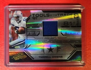 2008 Absolute Tools of the Trade Blue Spectrum Terrell Owens JERSEY RELIC 49/50 - Picture 1 of 3