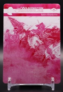 Placa de impresión magenta de autógrafos históricos #99 Batalla de Brandywine 2023 - Imagen 1 de 4