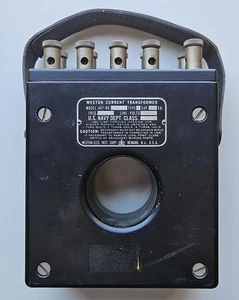 VINTAGE WESTON 461 TYPE 5 CURRENT TRANSFORMER - Picture 1 of 3