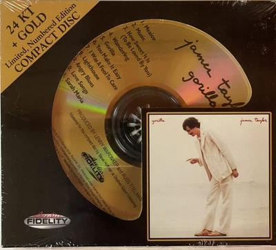 James Taylor Gorilla Audio Fidelity 24KT + Gold CD Brand New Limited Numbered Ed - Image 1 of 4