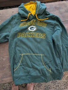 Fanatics NFL Green Bay Packers Hoodie Mens Sweatshirt Size Large Great Condition - Picture 1 of 2