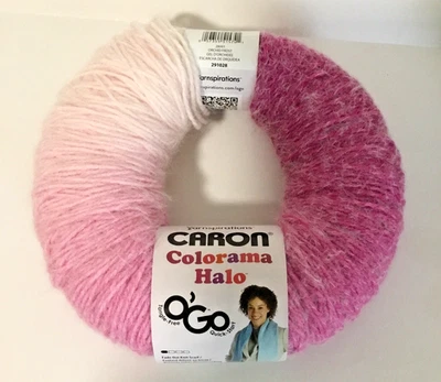 CARON Colorama Halo O'Go Fade Out Yarn, Color #28001 Orchid Frost, Pink - Image 1 of 2