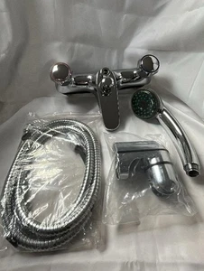 Bristan CLUB Luxus Chrom Badewannenarmatur & Dusche Mischkopf C LBSM C MT - NEU - Bild 1 von 5