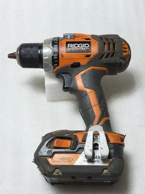 Taladro/destornillador Ridgid Fuego R86008 1/2 pulgada 18 V Hyper Lithium Ion 1650 RPM inalámbrico  Foto 1 de 4