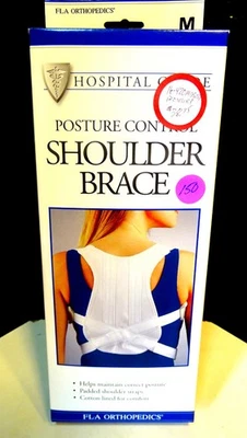 FLA Orthopedics Posture Control Shoulder Brace-White Model 16-420 - Image 1 of 2