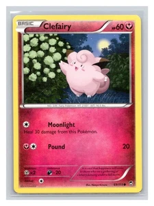 Pokémon TCG Clefairy 69/111 XY Furious Fists Normal LP - Picture 1 of 2