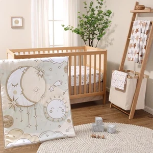 The Peanutshell 5-teiliges Babybett Bettwäsche-Set für Jungen & Mädchen - Neugeborene, Inf... - Bild 1 von 6