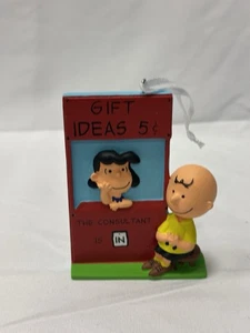 Hallmark Peanuts Christmas Ornament Charlie Brown & Lucy 2016 - Picture 1 of 6