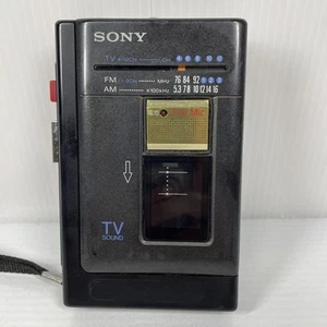 Black Portable radio cassette recorder Sony WA-2000 Radio operation confirmed - Picture 1 of 12