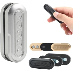 Metal Push Card Magnetic EDC DNA Fidget Toy Sensory Anxiety Stress Relief Toy US - Foto 1 di 16