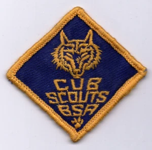 Parche de Colección Cub Scouts BSA WOLF Rango Azul con Borde Amarillo Boy Scouts 3 Pulgadas - Imagen 1 de 2