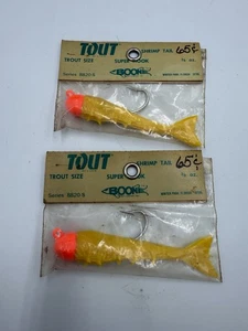 TOUT Boone Shrimp Tail Trout Size (2) NOS Jigs - Picture 1 of 2