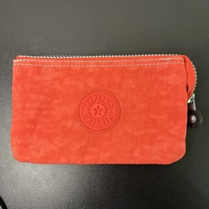 Bolso Kipling Coral Bolsillos Limpio Cremallera Superior Accesorios de Viaje Cosméticos Bolsa para Tarjetas - Imagen 1 de 10