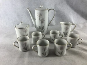 Seltener Fund! Vintage VERBANO LAVENO Porzellan Demitasse Kaffeeservice aus den 40er Jahren. - Bild 1 von 11