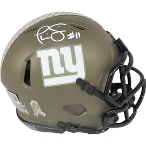 Phil Simms Autographed New York Giants 22 Salute Mini Helmet Beckett 50803 - Picture 1 of 5