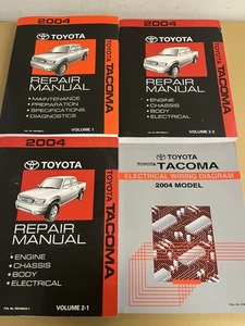 2004 Toyota Tacoma Service Repair Manual Set w/ Electrical Wiring Diagram - Bild 1 von 11