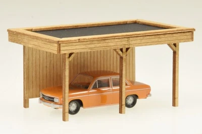 te-miniature 100103 Lasercut Kit Carport H0 - Image 1 of 3