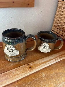 Lot of Sunset Hill Stoneware Brown w Black Drip Glaze SPUR OF THE MOMENT RANCH - Picture 1 of 17