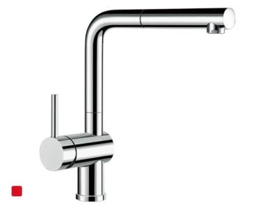 Blanco Linus-S Chrom Mischbatterie Küchenarmatur Wasserhahn Ausziehauslauf HD - Bild 1 von 3