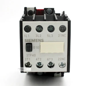 SIEMENS 3TF40 AC contactor 3TF4001-0X 24V 110V 220V 380V - Picture 1 of 2