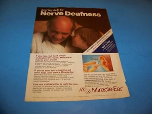 Miracle-Ear Original Print Ad from Magazine Vintage 1985 - Picture 1 of 3
