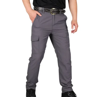 US Men Tactical Cargo Pants Soldier Straight-fit Work Combat Trousers Outdoor - Image 1 of 4