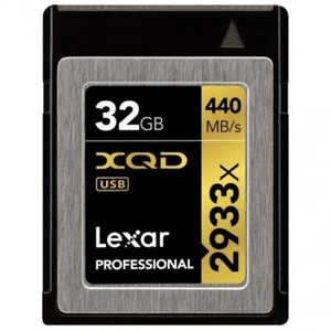 32GB LEXAR Professional 2933x 440MB/s XQD Memory Card - Picture 1 of 1