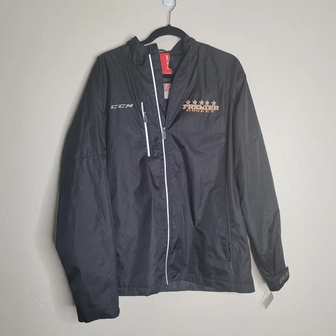 CCM Arizona Hockey NHL Apparel Track Jacket Athletic Size Large Full Zip Cover
