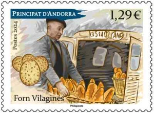 andorra 2024 andorre Forn Vilaginés Bakery Pastries Escaldes-Engordany 1v mnh - Picture 1 of 1