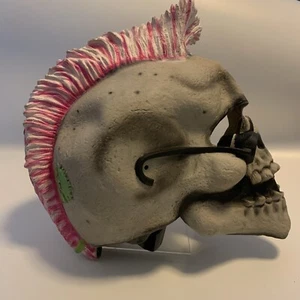 Vintage 1996 Goosebumps Curly The Skeleton Mask 90's Parachute Press Costume - Picture 1 of 19