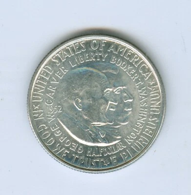 1952-P WASHINGTON/CARVER COMMERATIVE HALF DOLLAR--CHOICE UNCIRCULATED - Image 1 of 2