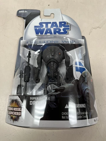 * HASBRO STAR WARS THE CLONE WARS SUPER BATTLE DROID NO. 12 ACTION FIGURE *ST Cover