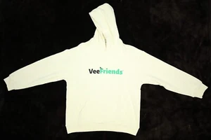 VeeFriends Classic Hoodie Cream Pullover Long Sleeve Sweatshirt 400 GSM Mens L - Picture 1 of 11
