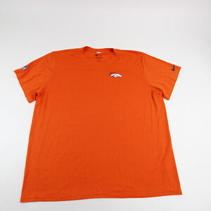 Denver Broncos Nike NFL On Field Dri-Fit Short Sleeve Shirt Men's Orange Used