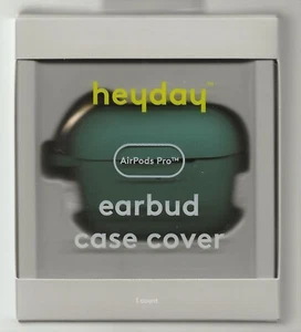 HeyDay Air Pods Pro Earbud Case Cover W/ Carabiner Clip - Rain Teal - New  - Picture 1 of 4