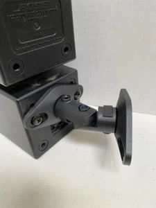 Plastic wall mount bracket for Bose Acoustimass AM-5 Speaker - Black -Pair - Afbeelding 1 van 4