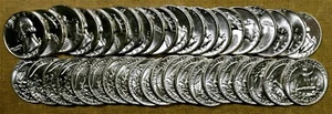 Original Choice to GEM BU Roll of 40 1955-D Washington Quarters - Picture 1 of 1