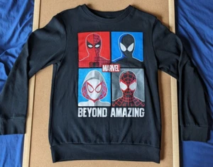 Marvel Spider-Man Boys’ Red Sweatshirt – Long Sleeve, Cozy & Stylish Fit - Picture 1 of 6