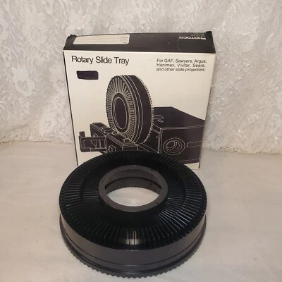 PHOTOCO Rotary Projector Slide Tray 100 2x2 Slides For GAF Sawyers Argus Hanimex - Image 1 of 3
